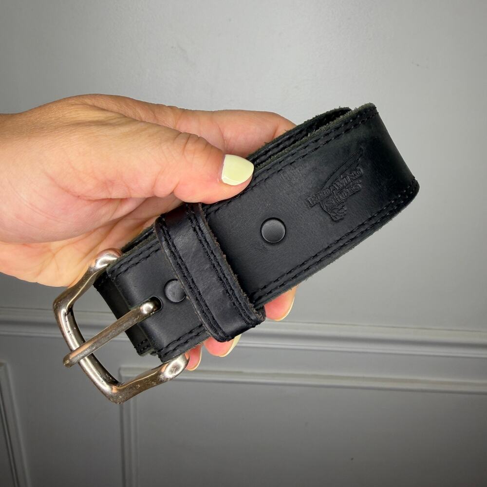 Redwing Basic Work Black Leather Belt 96523 Size 46